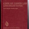 Code of Canon Law - Latin-English Edition